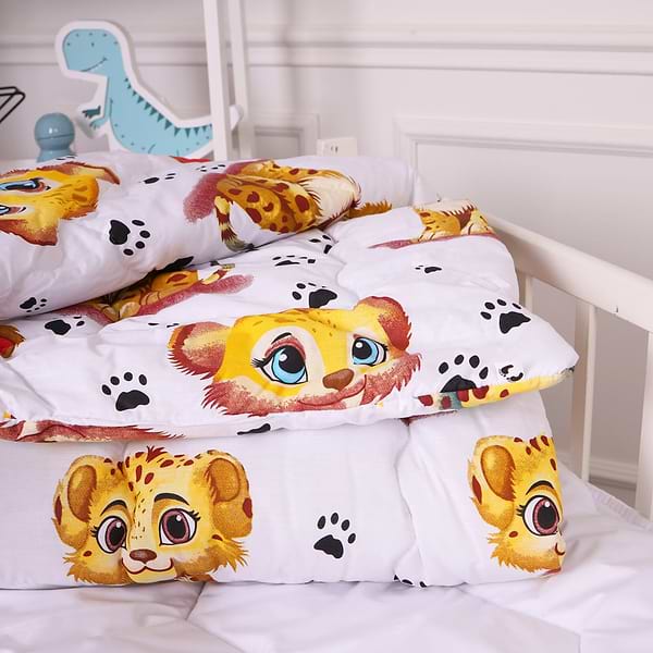 Фото - Ковдра дитяча зима MirSon антиалергенна Kids Time 20-0034 King Tiger 110х140 см EcoSilk (2200009663901)
