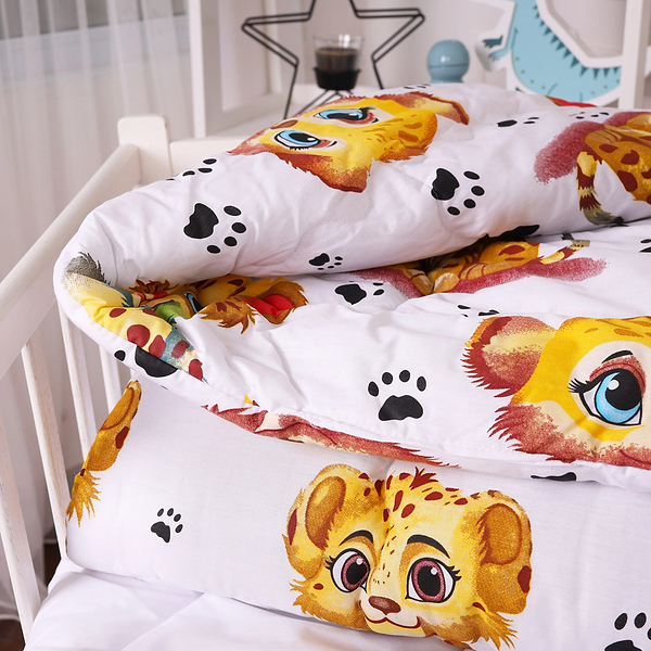 Фото - Ковдра дитяча зима MirSon антиалергенна Kids Time 20-0034 King Tiger 110х140 см EcoSilk (2200009663901)