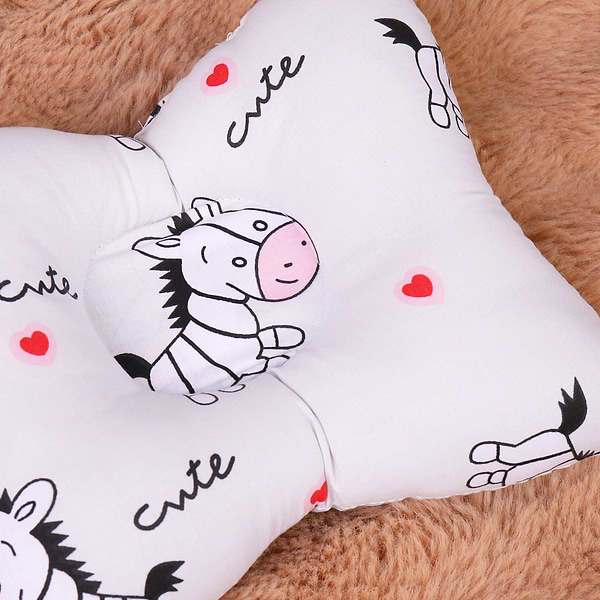 Фото - Подушка дитяча стандартна MirSon Метелик Kids Time 20-0040 Cute white zebra (2200009665998)