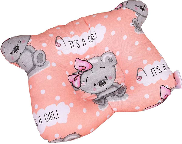 Фото - Подушка дитяча стандартна MirSon Ведмедик Kids Time 20-0028 Little girl Teddy (2200009664274)