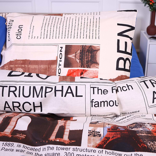 Фото - Наволочка MirSon Ranforce Elite 17-0536 Big Ben 60x60 см (2200004614915)