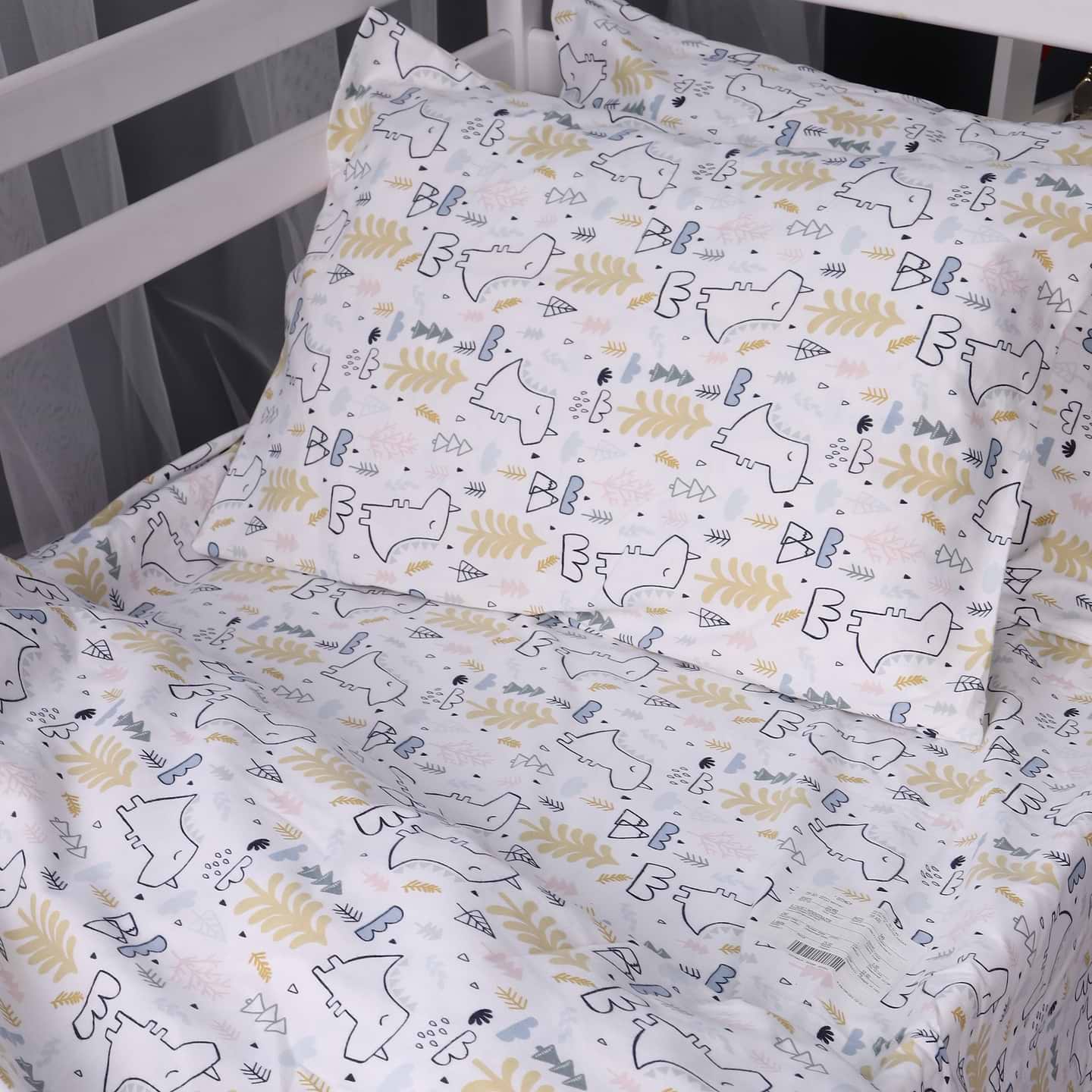 Наволочка MirSon Фланель 011 Dino 60х60 см (2200009654695)