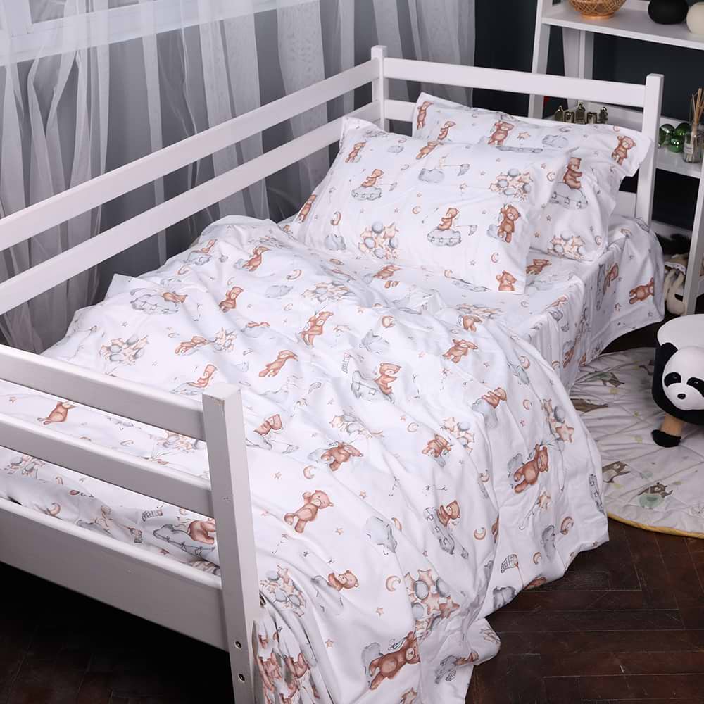 Комплект постельного белья MirSon 010 Teddy ballons 2x143x210 см (2200009654138)