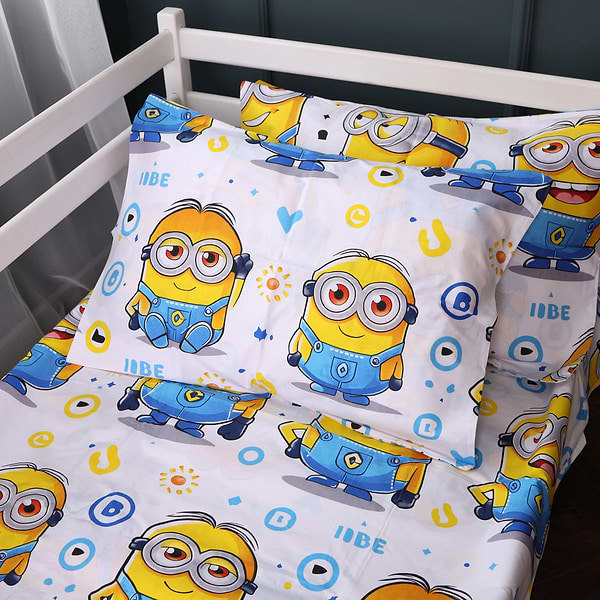 Фото - Комплект постільної білизни MirSon 143х210 см 17-0867 Happy Minions Ranforce Elite (2200012066430)