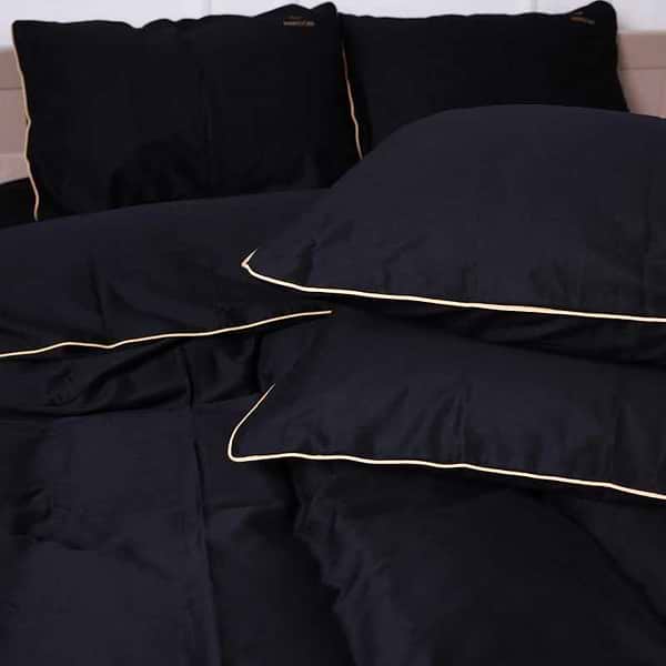 Фото - Комплект постельного белья детский MirSon Сатин Corner Black Pearl 110х140 см (2200001484269)