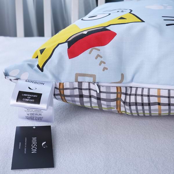 Фото - Подушка стандартная MirSon №3825 Kids Time 18-0007 Cool Cate (2200007029020)