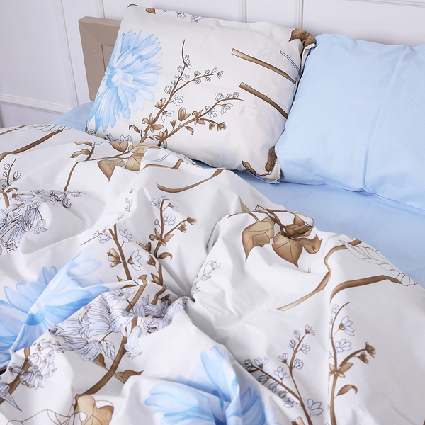 Фото - Наволочка MirSon Бязь Premium 17-0005 Rute 40х60 см (2200001385542)