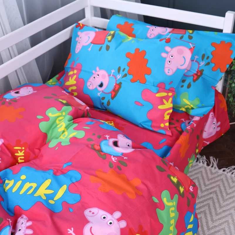 Комплект постельного белья детский MirSon Бязь 17-0507 Peppa (2200003623833)