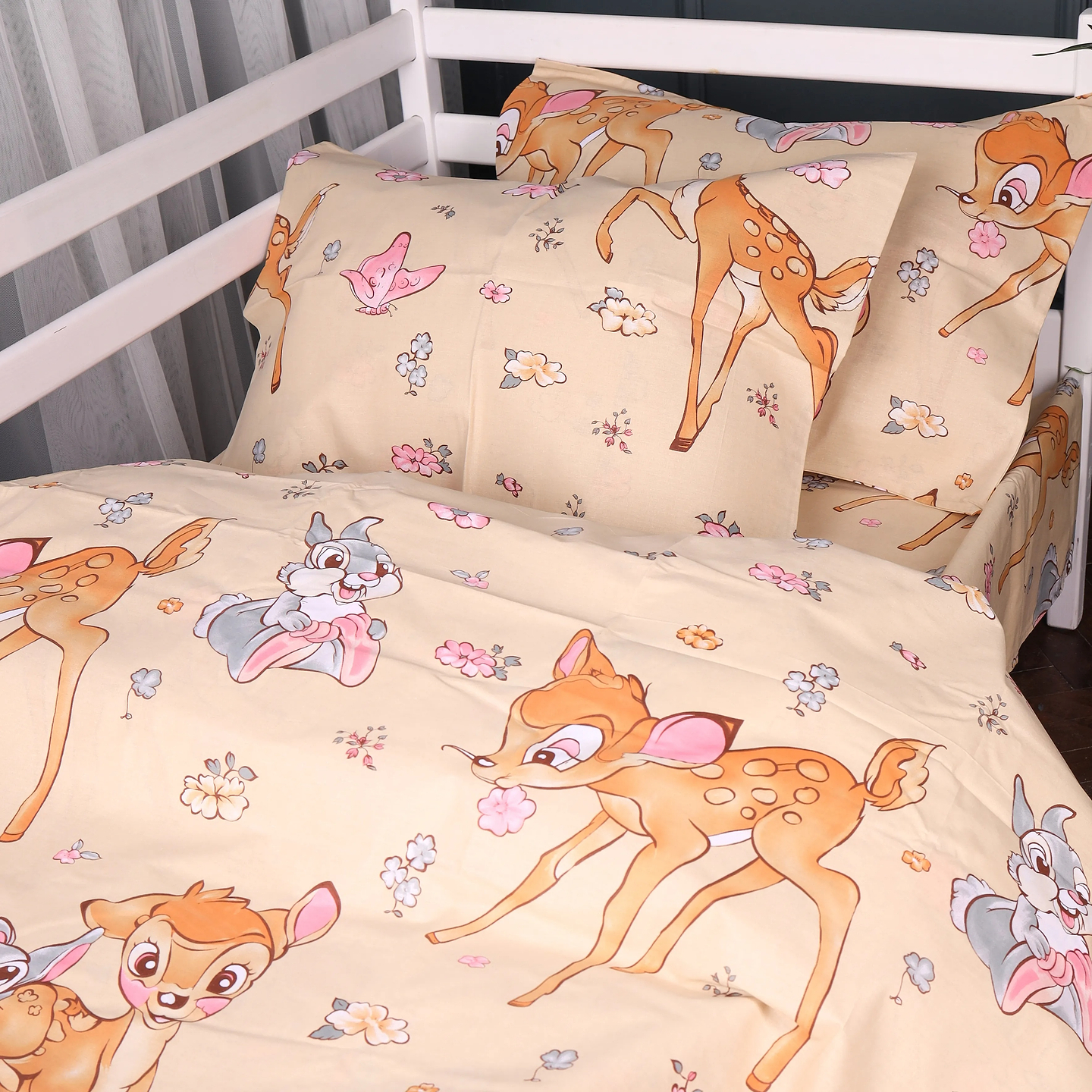 Комплект постельного белья MirSon 143х210 см 17-0902 Bambi Soft Бязь (2200012398104)