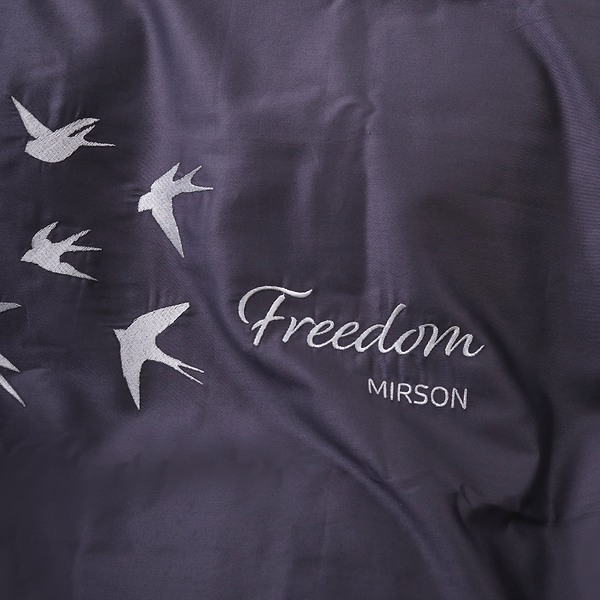 Фото - Комплект постельного белья MirSon Сатин ELIT 0240 Iron grey "Freedom" 2 x 160 x 220 см (2200008706876)