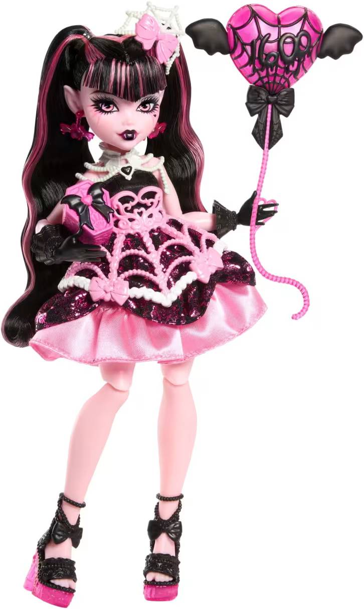 Кукла Monster High Дракулаура «Страшно какой сладкий день рождения» (JBG74)