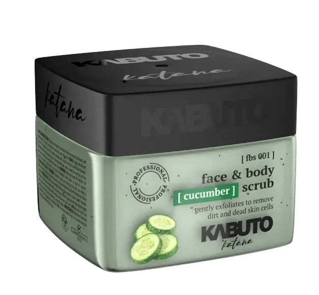 Скраб для лица Kabuto Katana Face&body Scrub Cucumber 240 мл (8685077950926)