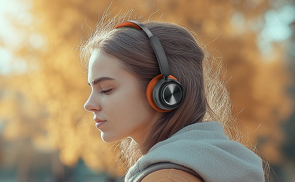 Фото - Наушники накладные беспроводные Muse M-271 DB Orange