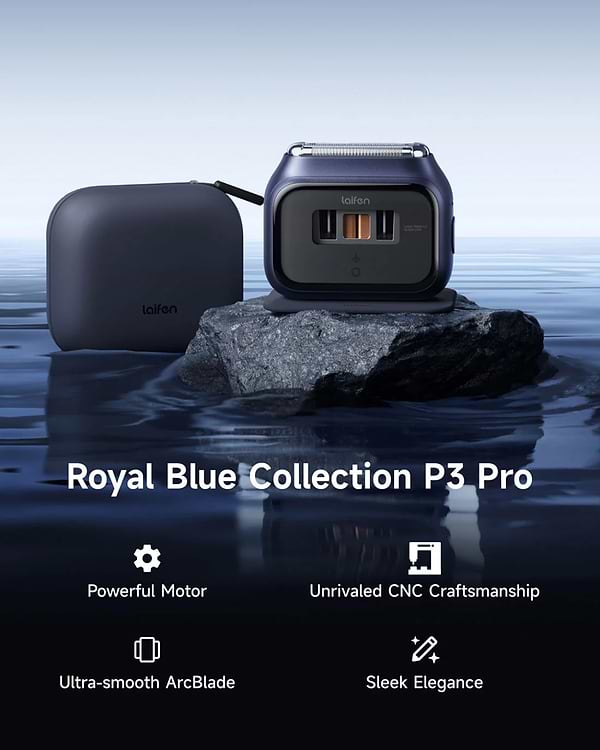 Фото - Бритва Laifen Подарунковий набір P3 Pro Dark Blue (1ER91-L-XX-BE-001)