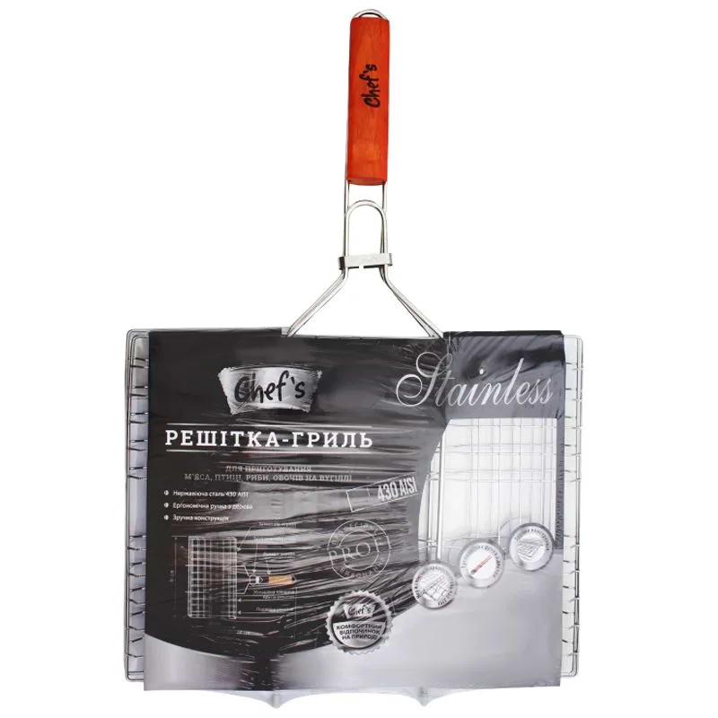 Решітка для гриля-барбекю Chef's CBT190002S