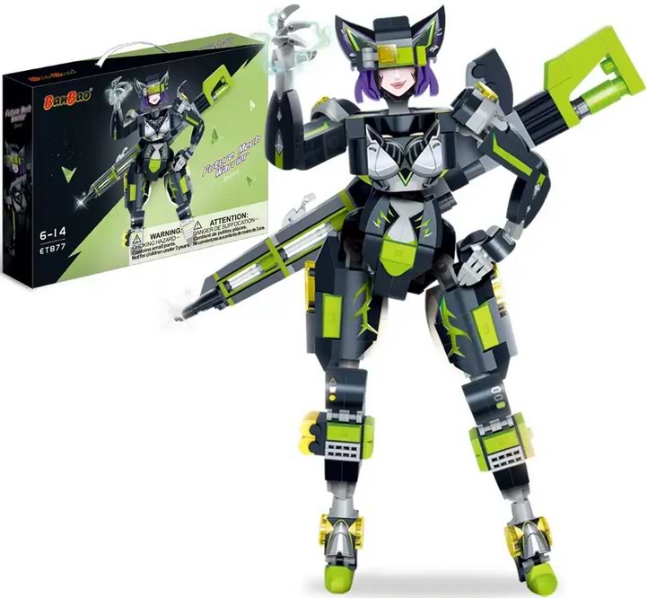 Пластиковий конструктор Banbao Механічні воїни Квін (445 елм.) (ET877)