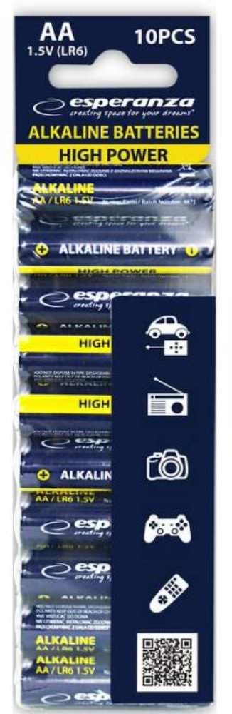 Фото - Батарейка тип AA Esperanza 10 шт. (EZB112)