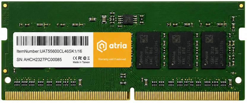 Пам'ять DDR ATRIA 8Gb DDR5 (UAT54800CL46SK1/8)