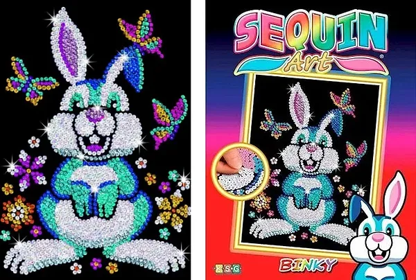 Фото - Набір для творчості з паєток Sequin Art RED Кролик Бінкі (SA1603)