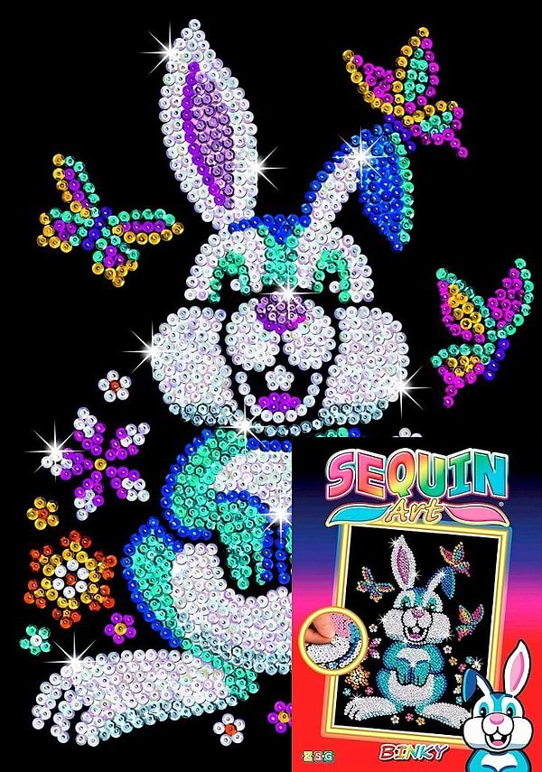 Фото - Набір для творчості з паєток Sequin Art RED Кролик Бінкі (SA1603)