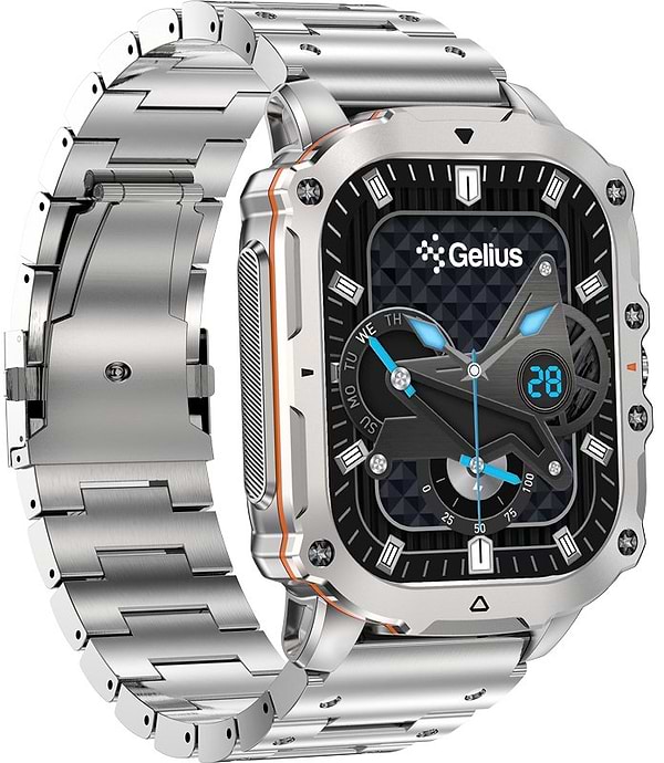 Фото - Смарт-годинник Gelius Tactical Heavy (GP-SW016) Silver Titan (101910)