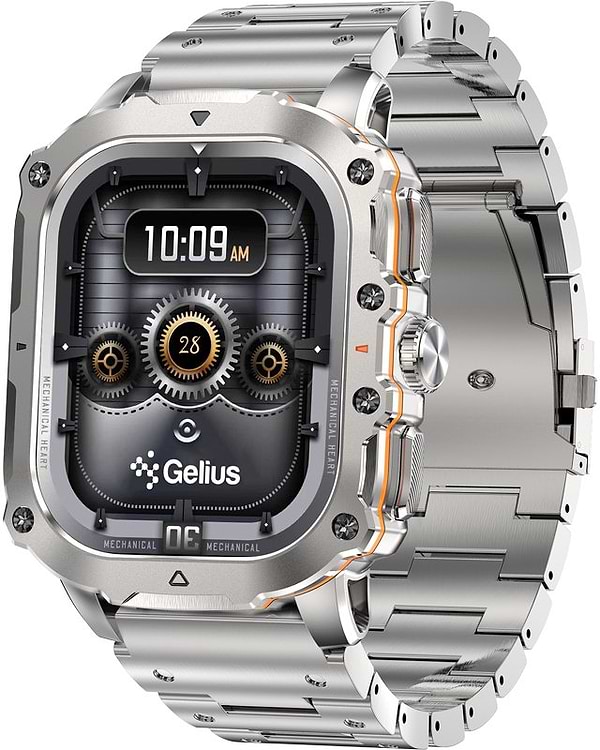 Фото - Смарт-годинник Gelius Tactical Heavy (GP-SW016) Silver Titan (101910)