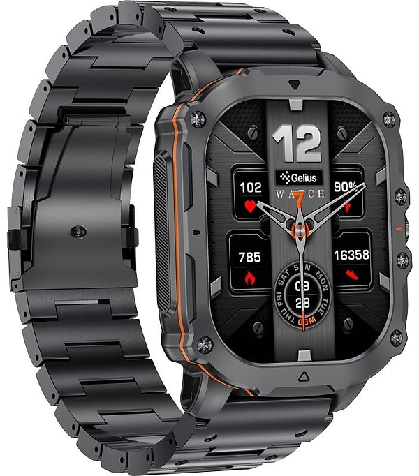 Фото - Смарт-годинник Gelius Tactical Heavy (GP-SW016) Black Chrome (101909)
