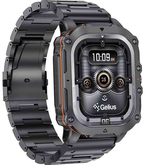 Фото - Смарт-годинник Gelius Tactical Heavy (GP-SW016) Black Chrome (101909)