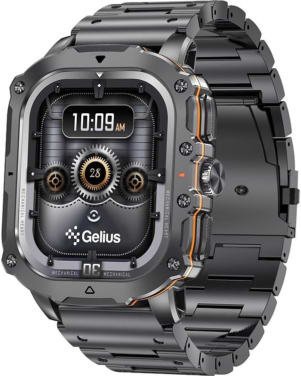 Фото - Смарт-годинник Gelius Tactical Heavy (GP-SW016) Black Chrome (101909)
