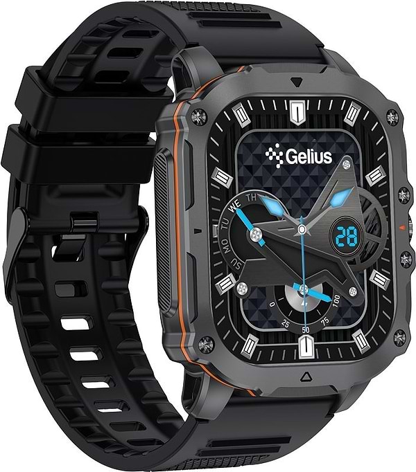 Фото - Смарт-годинник Gelius Tactical Heavy (GP-SW016) Black Chrome (101909)