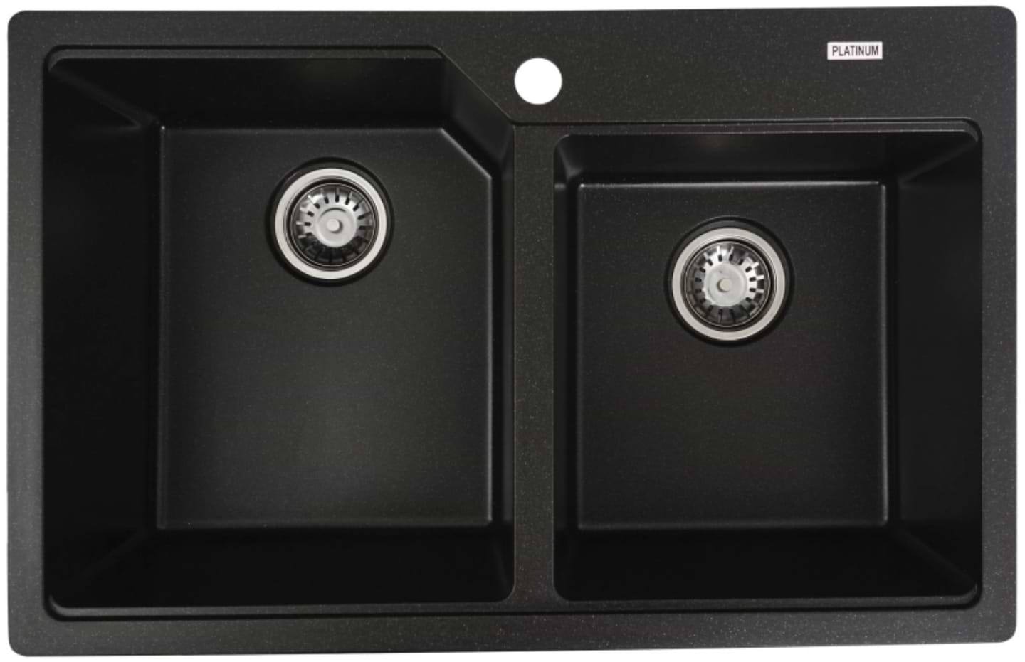 Мийка кухонна VALESO 7850 HARMONY матова Чорний металік