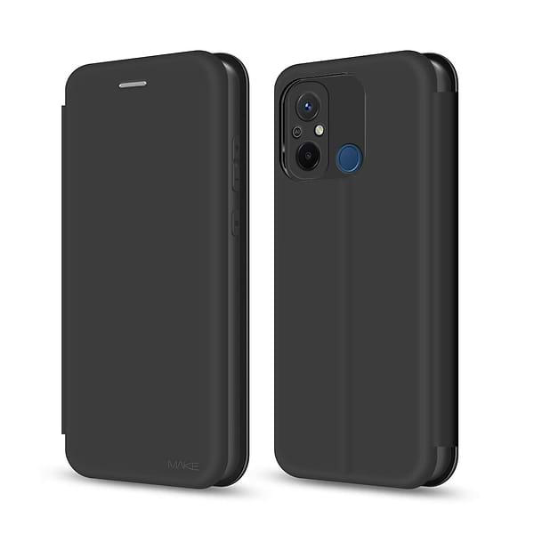 Фото - Чохол для смартфону MAKE for Xiaomi Redmi 12C Flip Black (MCP-XR12CBK)