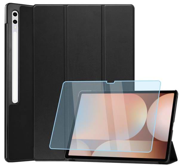 Фото - Чехол для планшета AIRON Premium для Samsung Galaxy Tab S10 Ultra 14.6 2024 с защитной пленкой и салфеткой Black (4822356758484)