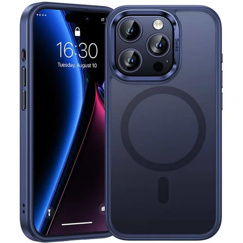 Фото - Чохол для смартфону Benks MagClap Mist Protective Blue for iPhone 15 Pro (1248533)