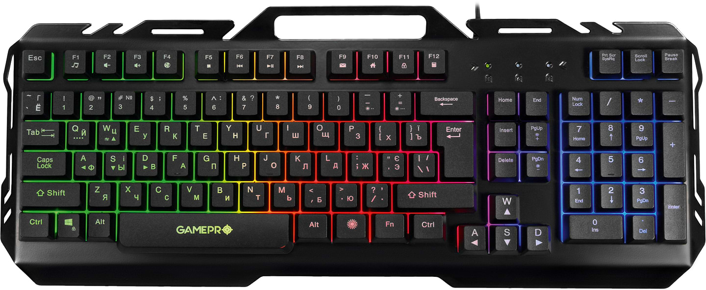 Клавіатура дротова ігрова GamePro GK670 - Фото 1