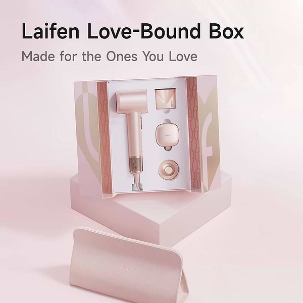 Фото - Фен Laifen Подарунковий набір Swift Premium Golden Pink (1HD50-G-EU-PP-004)