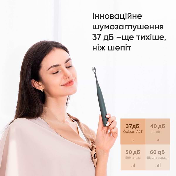 Фото - Зубна щітка електрична Oclean Air 2T Electric Toothbrush Green