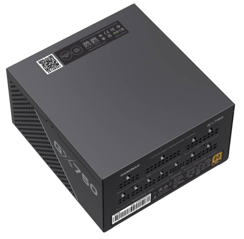 Фото - Блок живлення для ПК Gamemax ATX 750W 80 Gold (GX-750 PRO BK)