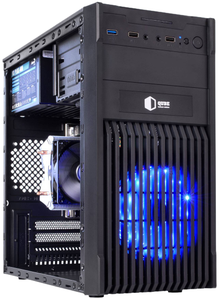 Системний блок QUBE QB Ryzen 5 3600  RX 550 4GB 161 (Ryzen53600RX 5504GB81) - Фото 1