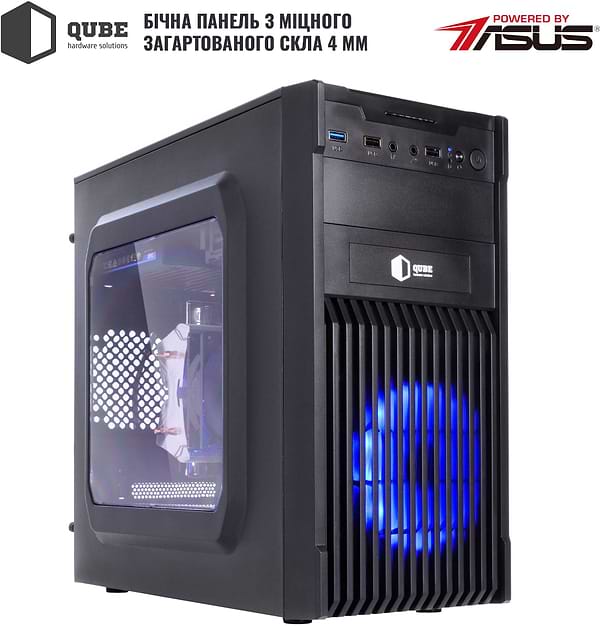 Фото - Системний блок QUBE QB Ryzen 5 3600 RX 550 4GB 3221 (Ryzen53600RX 5504GB1611)