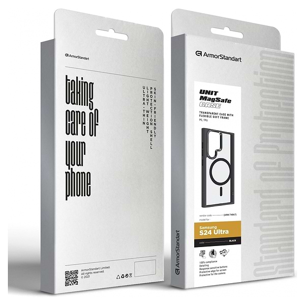 Фото - Чохол для смартфону Armorstandart Unit MagSafe for Samsung S24 Ultra Black (ARM74867)