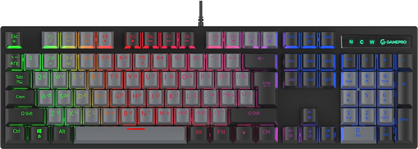 Фото - Клавиатура проводная игровая GamePro LED USB (MK105B)