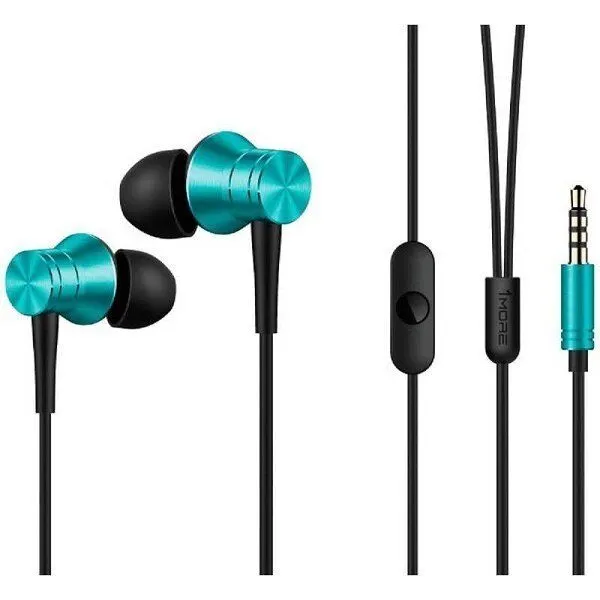 Наушники вкладыши 1MORE E1009 Piston Fit Mic Blue - Фото 1