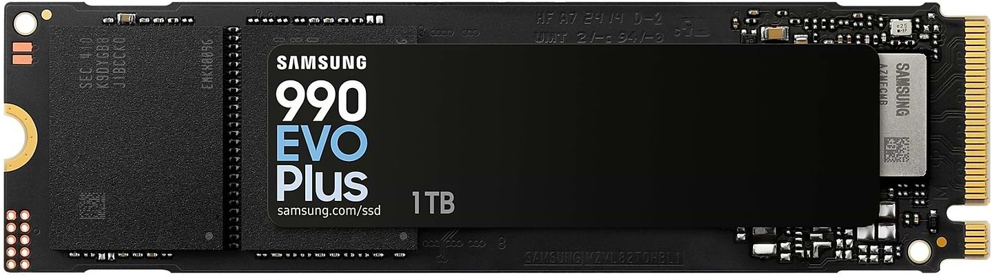 SSD-накопичувач внутрішній Samsung 990 EVO Plus 1TB M.2 NVMe TLC PCIe 5.0 (MZ-V9S1T0BW)