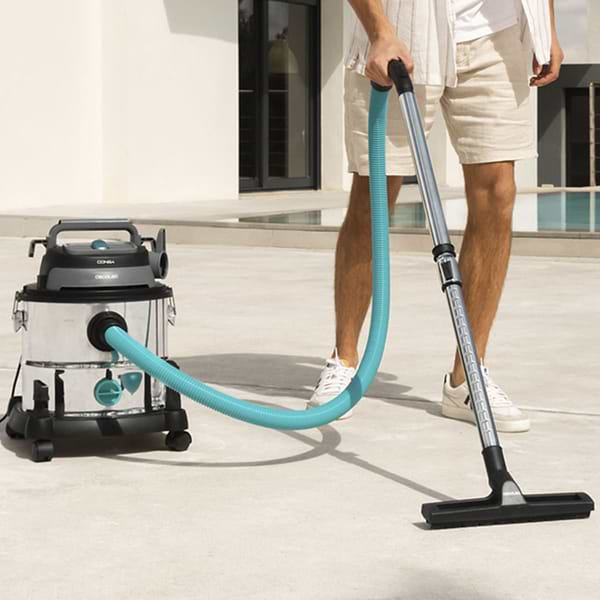 Фото - Пылесос для сухой уборки без мешка Cecotec Conga Rockstar Wet & Dry Steel Max (CCTC-08114)