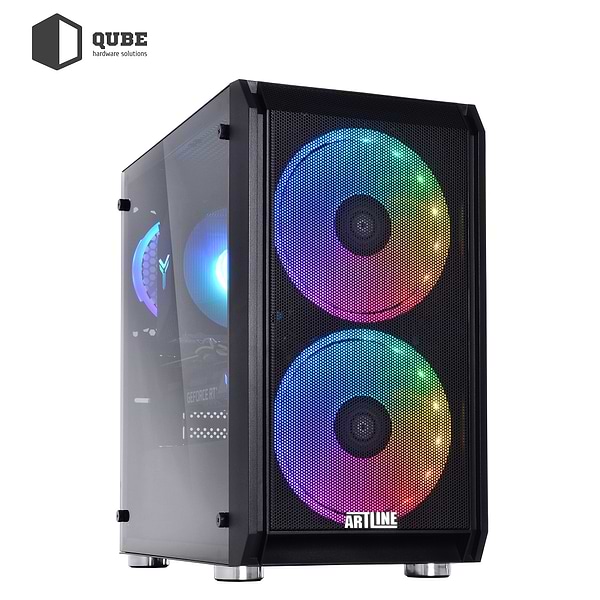 Фото - Системний блок QUBE QB i7 14700F RTX 4060 8GB NM 3242 (i714700FRTX40608GBNM3242)