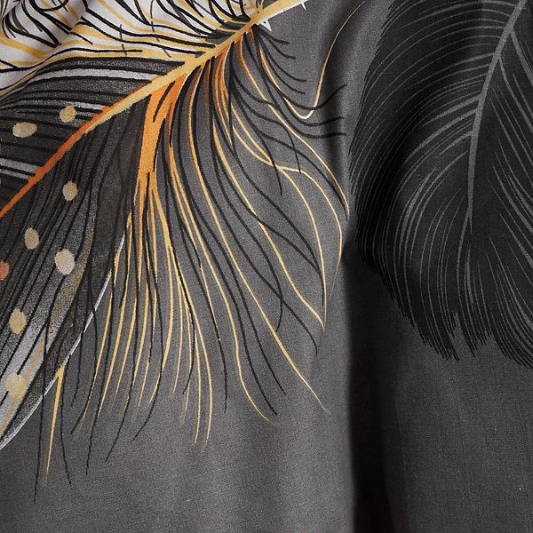 Фото - Комплект постільної білизни Moon&Star Бязь Gold Люкс Mystic Feathers 180х220 нав. 50х70 2 шт. (MS-880000304)