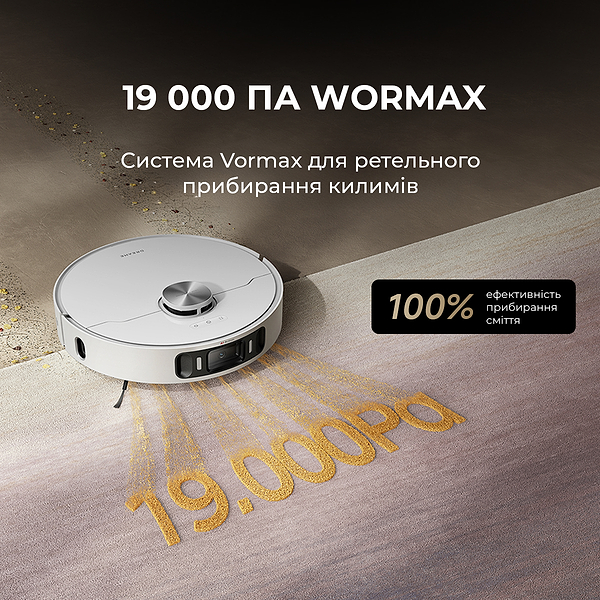 Фото - Робот-пилосос миючий Dreame Vacuum L40 Ultra AE Black EUA (RLL77SE-Bl)