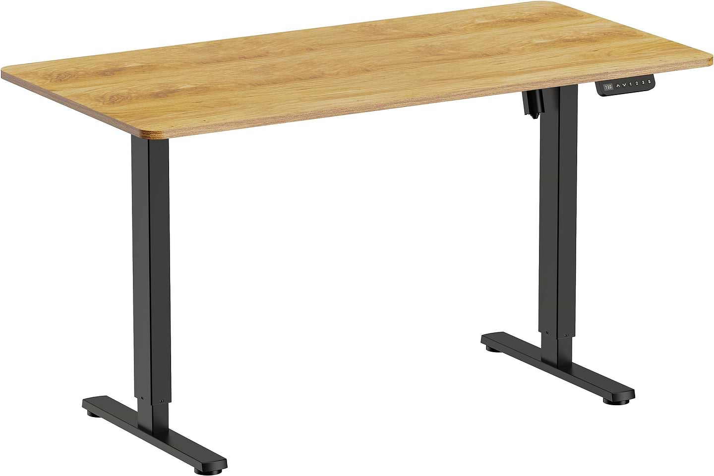 Стіл комп'ютерний OfficePro ODE1470LW Light Wood/Black - Фото 1