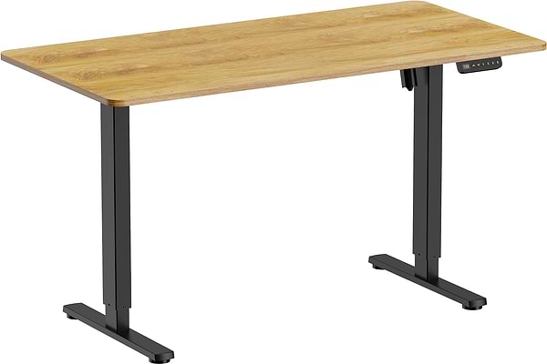 Фото - Стіл комп'ютерний OfficePro ODE1470LW Light Wood/Black
